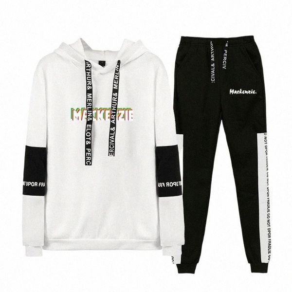 

men's tracksuits men's tracksuits mackenzie ziegler spring letter printing casual all-match sports hoodie sportswear hooded sweats, Gray