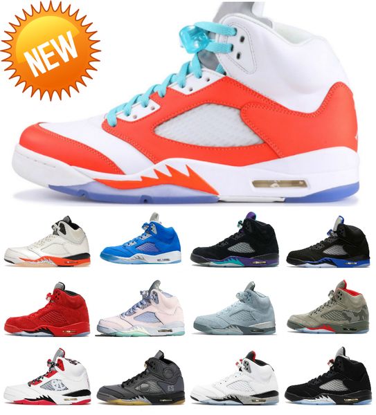 

outdoor boots jumpman racer blue 5 5s basketball shoes mens sail white stealth black cement metallic alternate grape bluebird raging bull re