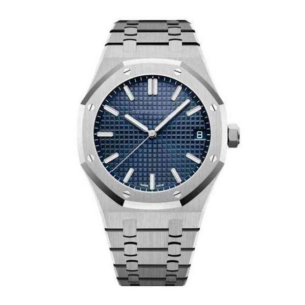 

classic roya1 0ak watches male three stitches shi mechanical 15500 web celebrity with students watch, Slivery;brown