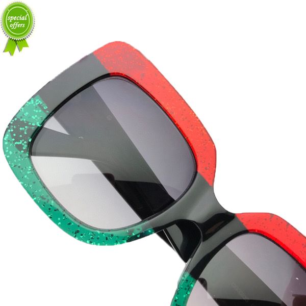 

designer brand sunglasses sunglass for men and women summer style 0083s anti-ultraviolet retro plate square frame fashion random box 0083, White;black