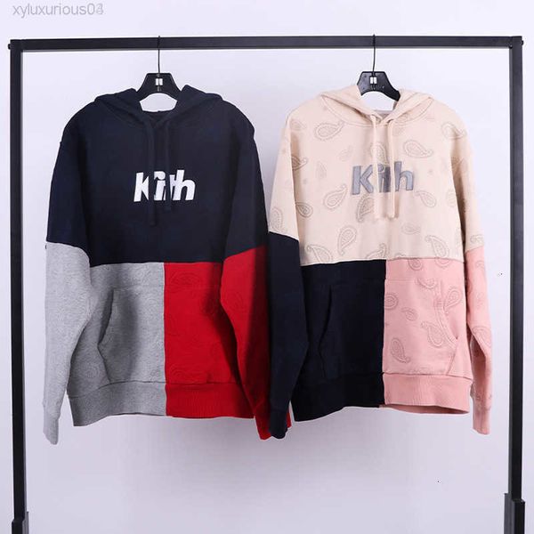

hoodie sweater men's kith hong kong american street fun fashion brand wi4k, Black