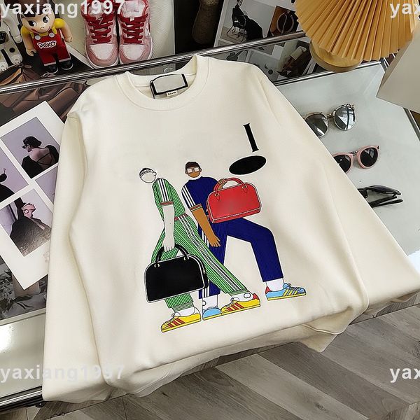 

men's sweater mens hoodie sweatshirts italy style autumn and winter zipper jacket designer luxury double letter classic men women alike, Black;brown