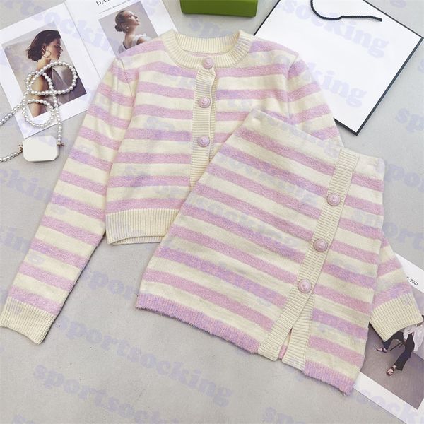 

pink white striped plus size dresses button design cardigan skirt long sleeve womens coat, Black