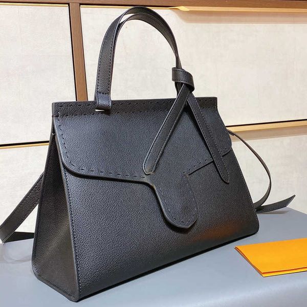 

tote shoulder bag real leather fashion handbag crossbody bags cross body purse plain clutch hardware hasp