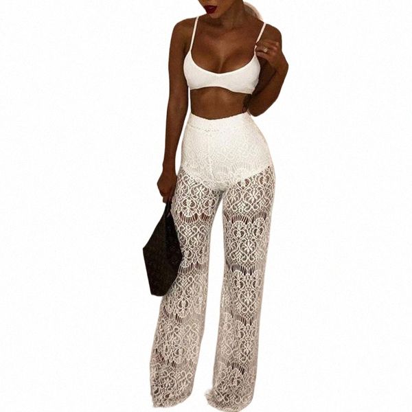 

women's pants & capris women's pants & capris women hollow out lace elastic waist loose summer long trousers black pantalon femme, Black;white