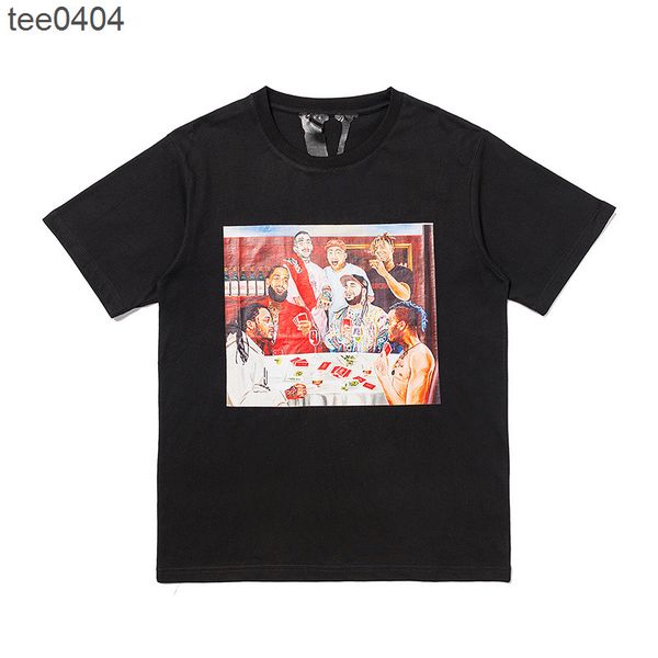 

fashion tee brand vloness concert hip hop rap loose short sleeve t-shirt men and women half sleeve t-shirt, White;black