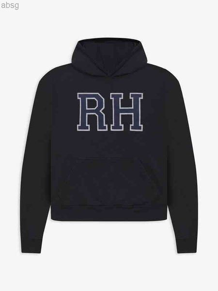 

hoodie rhude market letter hooded men women 1 sweater, Black