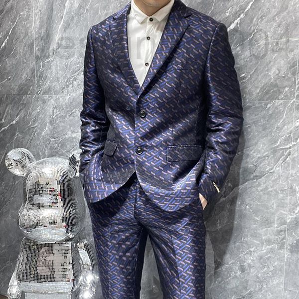 

men's suits & blazers designer fashion brand suit 2022 spring and autumn new medusa letter jacquard men's versatile casual coat 2a, White;black