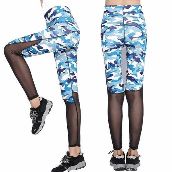 

women's pants & capris women's pants & capris sports leggings camouflage mesh legging running gym workout leggins fitness stretch, Black;white