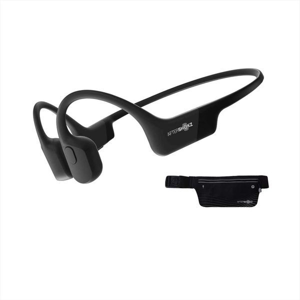 

aftershokz aeropex sport running headphones wireless bone conduction bluetooth earphones with mic ip67 waterproof for cycling work out