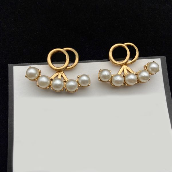 

women letter designers earrings luxurys ear stud diamond simple luxurys fashion design double alphabet style collocation, Golden;silver