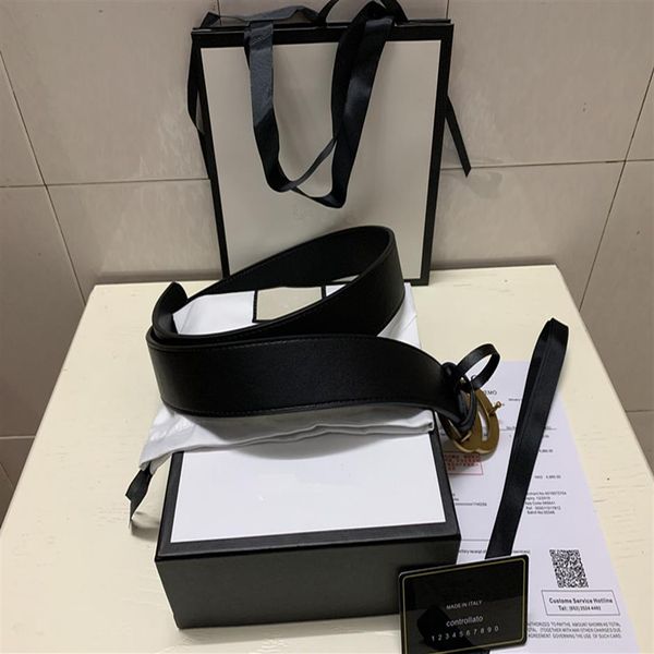 

2020 delivery designer leather belt double letter buckle leather luxury male designer women belt width 2 0cm 3 4cm 3 8cm 4 0cm size be216a, Black;brown