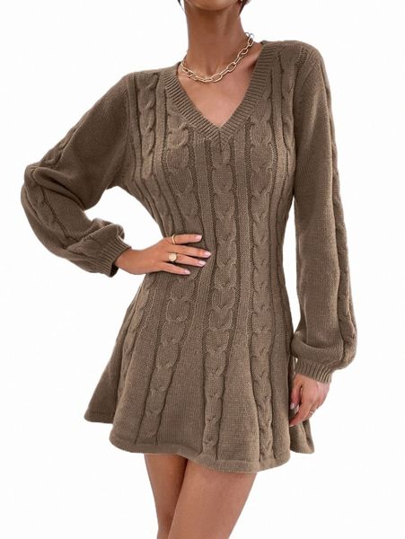 

women's sweaters v-neck cable knit sweater dress m1uw#, White;black