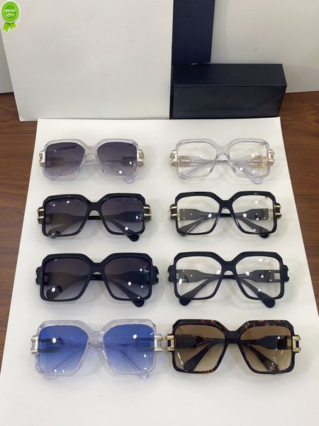 

designer brand sunglasses square eyeglass 623 snakkin leather black/gold rim optical frame 57mm gafas de sol fashion sunglass glass fram eye, White;black