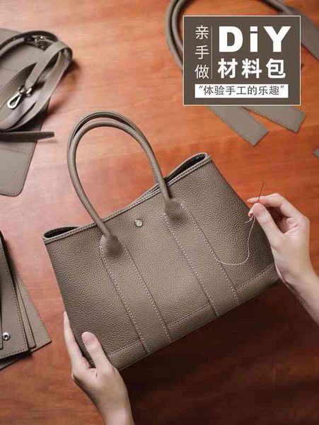 

original edition tote bag hemees designer bags stupid little fish texture garden bag diy material canvas leather female handheld fashion bra