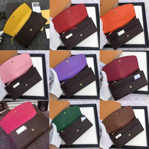 

2019 whole red bottoms lady long wallet multicolor wallet coin purse card holder original box women classic zipper pocke296z, Red;black