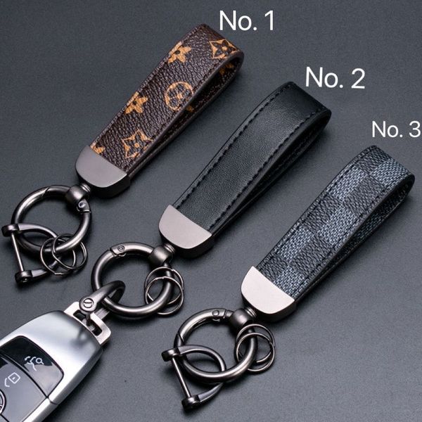 

highquality fashion key buckle car keychain handmade pendant fashion accessories keyrings with logo leather more pictures contact us for wom, Silver