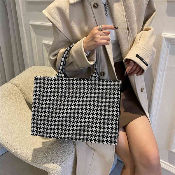

bags woman tote bag large capacity ladies luxury designer handbags for women pu leather striped square vintage handle shopper purses