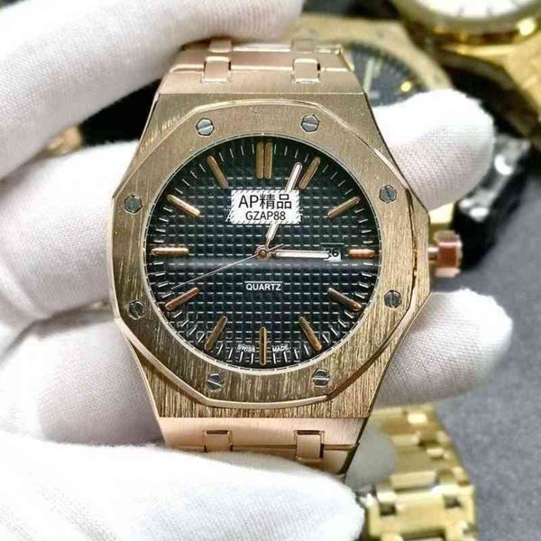 

classic roya1 0ak watches male three stitches shi yingfei mechanical 15500 web celebrity with students watch, Slivery;brown