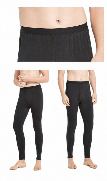 

men's tracksuits men's tracksuits autumn and winter mulberry silk traceless warm pants men's german velvet knitted thickened, Gray