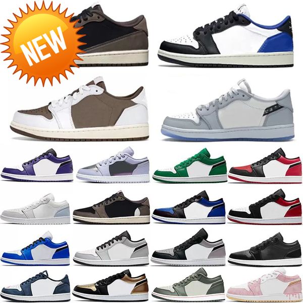 

outdoor boots men women jumpman 1 low basketball shoes 1s triple white shadow university blue unc black bred toe paris chicago light smoky g