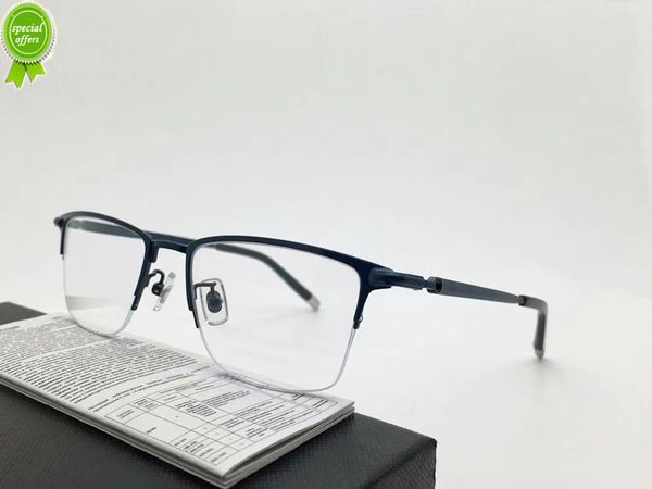 

designer brand sunglasses selling luxury 0171 digner optical glass for men mens frame women woman square half matal blue ransparent lens vin, White;black