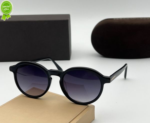 

designer brand sunglasses sunglass for man women 5606 style round large frame sun glass uv400 protection vintage fashion cool eyewear come w, White;black