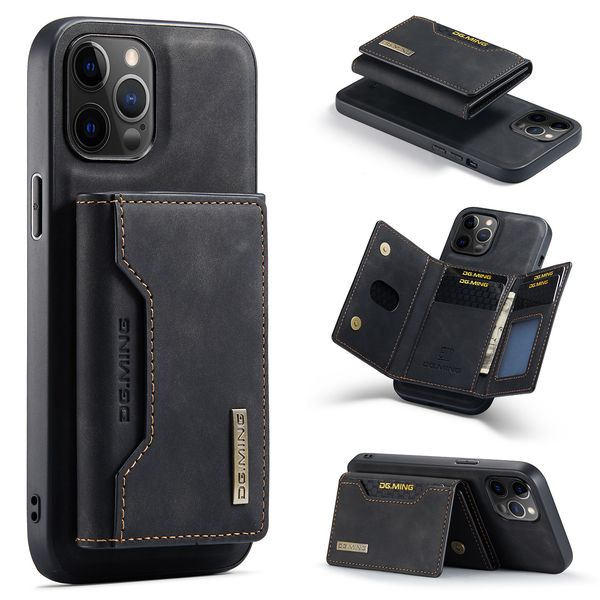 

ip phone cases party mini 13pro 12 pro 12pro 11 11pro x xs max xr multi-function card cases leather strong magnetic wallet case yfa3344