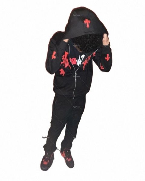 

men's tracksuits men's tracksuits zip sweatshirt men's hoodies y2k sweatshirts vintage clothes for teens 2022 spring and autu, Gray