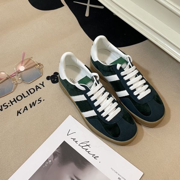 

7a 2022 mens sneakers women casual shoes designer co-branded chaussures basketball running skateboard shoes luxury sneaker low canvas shoe f, Black