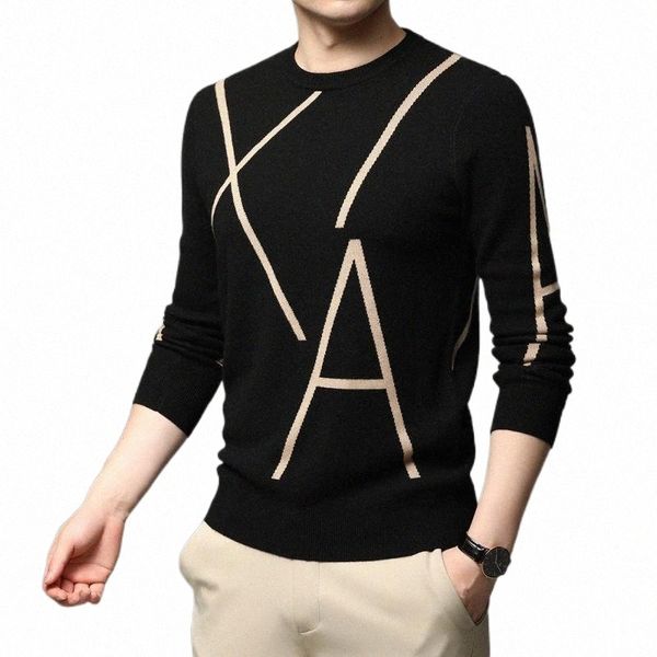 

men's sweaters men's sweaters 2021 fashion brand knit high end designer winter wool pullover black sweater for man cool autum casu, White;black