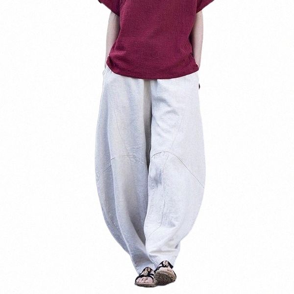 

women's pants & capris women's pants & capris yoyikamomo cotton linen women maxi 2021 spring summer solid color loose casual trous, Black;white