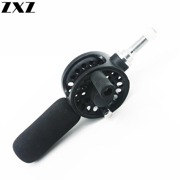 

modifed hollow fishing reel wheel ultra-light former spool spinning ice fishing reels ratio 11 jigging fly fishing reel handle pesca292s