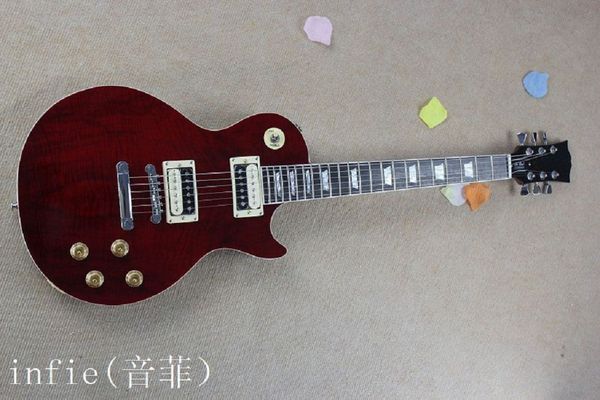 

red tiger stripes standard model electric guitars g-lp guitar selling