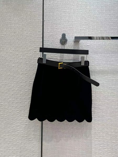 

2022 new autumn fashionable milan designer skirts fashion a skirts women brand same style sundress 0903-12, Black