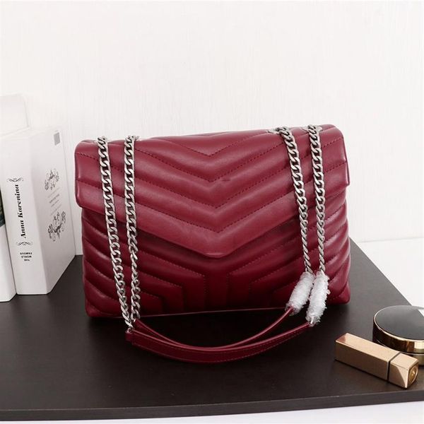 

2021 designer luxury handbag shoulder bag ladies fashion metal chain leather crafted model459749299b