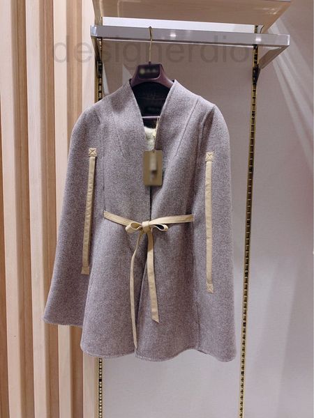 

women's jackets designer in autumn and winter 2021 the slim fitting korean version of 100% cashmere with mink bra temperament luxurious, Black;brown