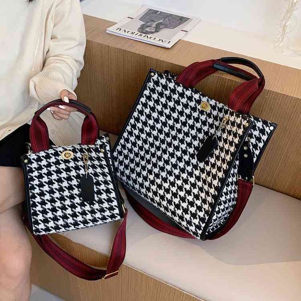 

bags canvas lattice handbag female new single shoulder daily student travel messenger purses