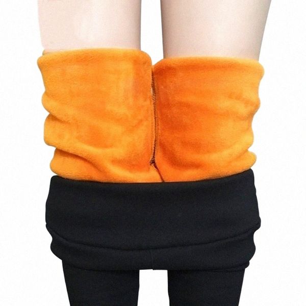 

women's pants & capris office lady pencil pants winter warm fleecetrousers high waist stretch velvet women casual thick skinny fitness, Black;white