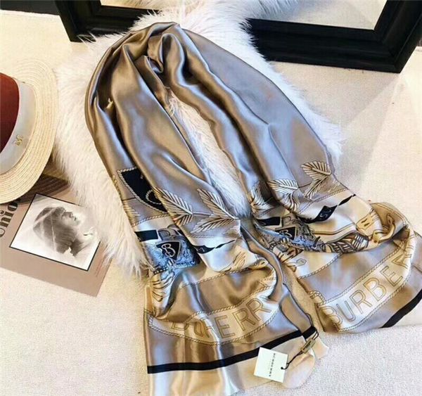 

whole icesilk soft scarf luxury shawl size18090cm super long shawl fashion, Blue;gray