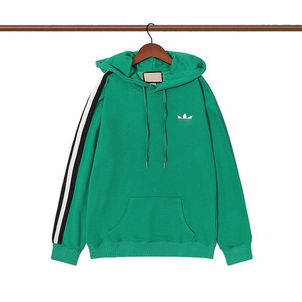 

2022 famous mens designer hoodie street classic clover printing long sleeve men women autumn and winter to keep warm hoodies sweatshirt m-3x, Black