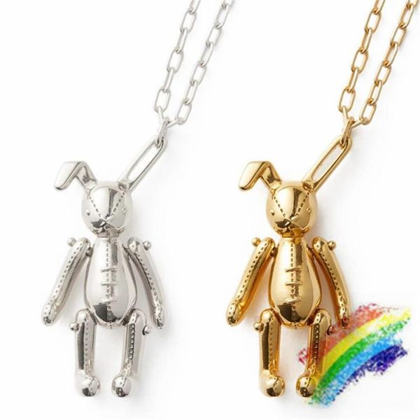 

2colors necklace men women quality with original gift box and cloth bag accessories199y, Silver