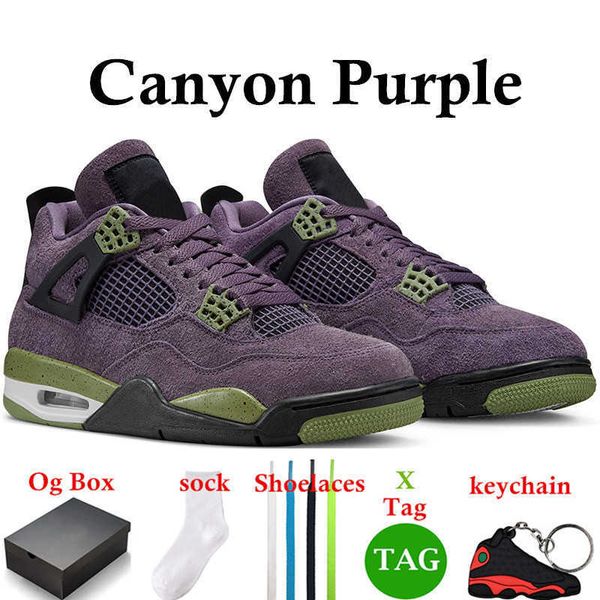 

with box basketball shoes 4 for men women infrared j4 military black 4s cat fired red thunder white cement pure money purple mens trainer sh
