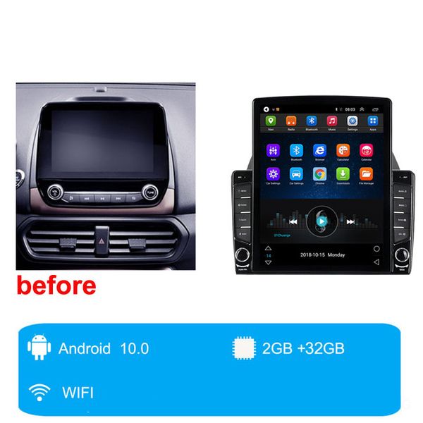 

10.1 inch car video android for 2018-2019 ford ecosport with hd touchscreen bluetooth support carplay backup camera