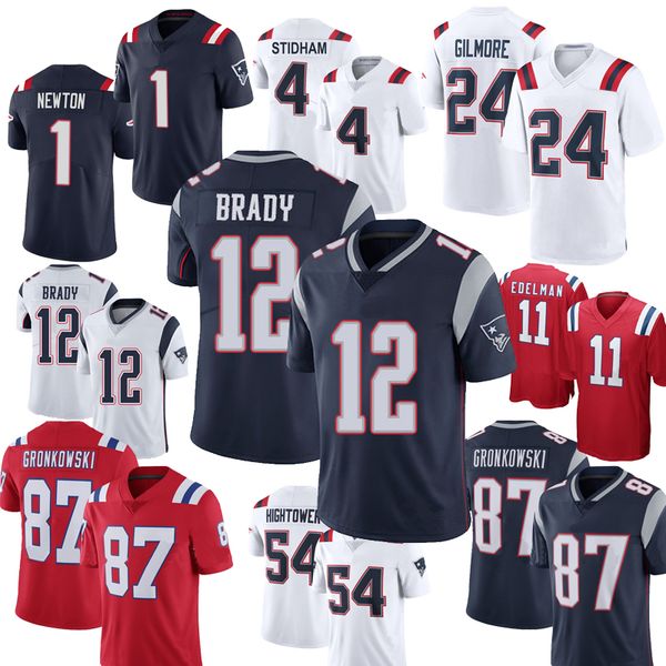 

new england mens soccer tracksuits shirt brady newton gronkowski fans football jerseys, Gray