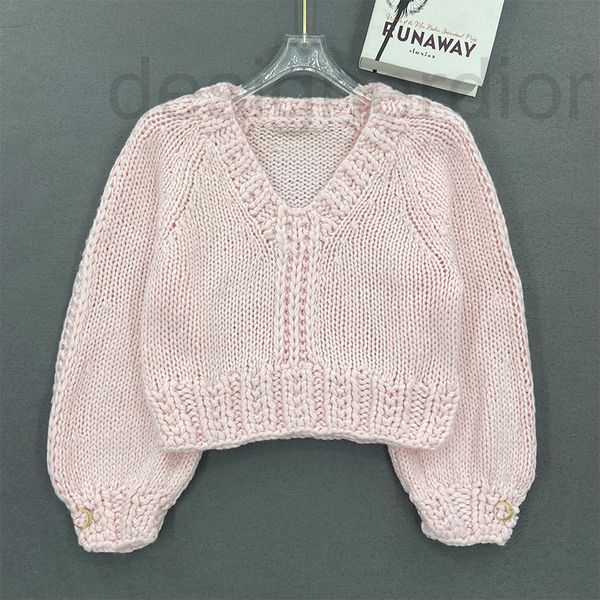 

women's sweaters designer jin zhini's same small fragrance pink v-neck sweet knitted sweater high waist skirt is a new product in, White;black