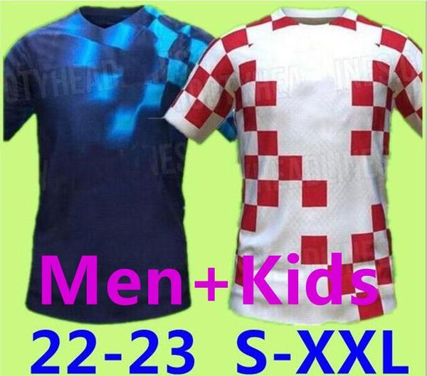 

22 23 croacia cup soccer jerseys croatie 2022 2023 croazia modric perisic rakitic mandzukic kovacic republika hrvatska football shirt set me, Black;yellow