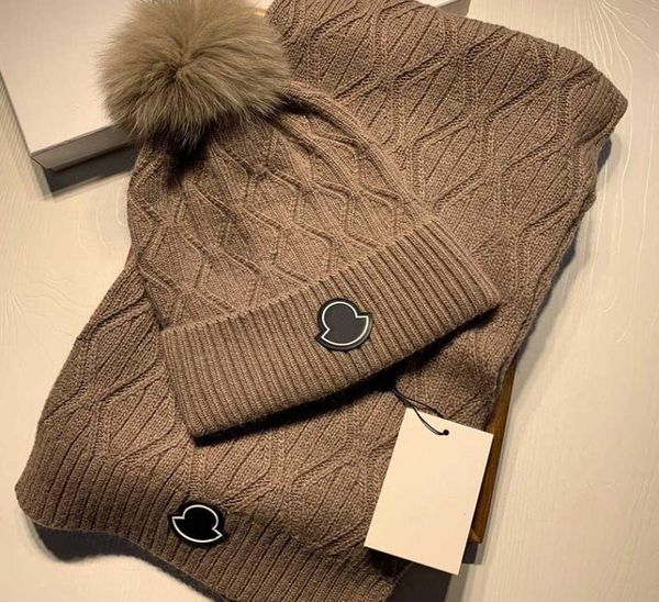 

fashionable wool trend hat scarf set street hats men and women, Blue;gray