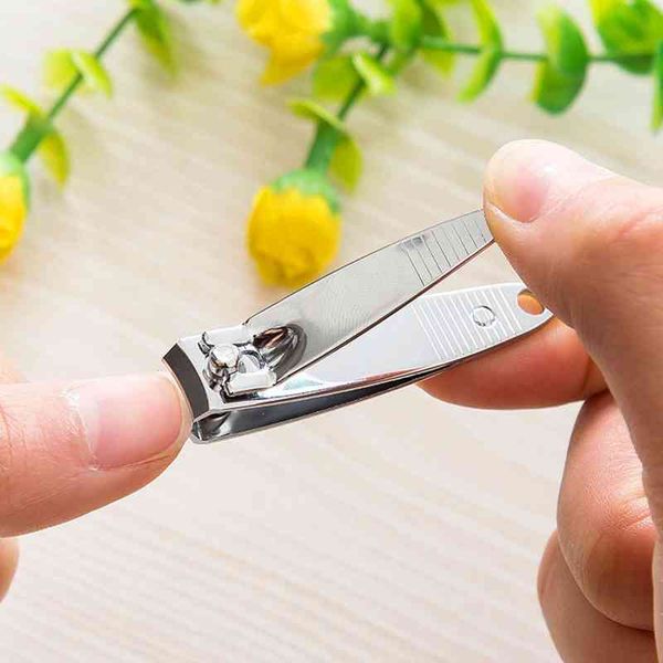 

travel fingernail cutter stainless steel nail clipper opening trimmer machine toenail scissors nippers plier nail file pedicure tool vtmhp19