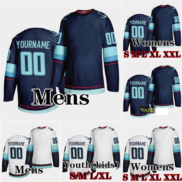 

hockey jerseys seattle''kraken custom 5 mark giordano 7 eberle 13 brandon tanev 16 jared mccann 17 jaden schwartz 21 kraken 31 phi, Black;red
